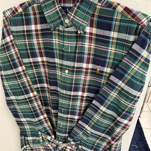 Ralph Lauren Men's Multicolor Plaid Button Down Shirt